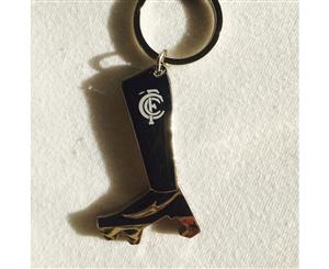 Carlton Blues AFL Team Boot Bottle Opener Keyring