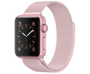 Catzon Watch Band Stainless Steel Strip Loop 42mm 38mm Watchband For iWatch 44mm 40mm 4/3/2/1 - Pink