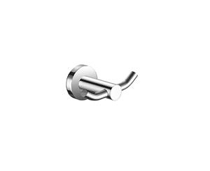 Chrome Double Robe Hook Mirage Series