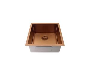 Copper Handmade 450*450*200mm Single Bowl Sink