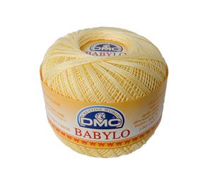 DMC Babylo 10 Crochet Cotton 50g Ball 745 Light Golden Yellow