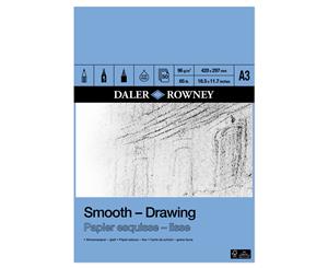 Daler Rowney Series A Drawing Pad 96gm A3 50s (Pad)