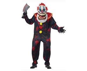 Die Laughing Adult Psycho Killer Clown Costume