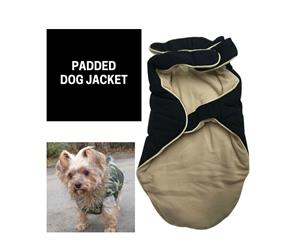 Dog Jacket Canvas Coat Vest Padded Windbreaker Size 18