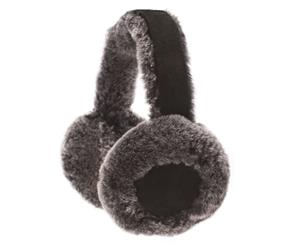 Eastern Counties Leather Womens/Ladies Luxury Sheepskin Earmuffs (Black/Tipped) - EL276