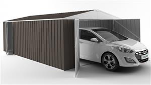 EasyShed 7530 Garage Shed - Jasmine Brown