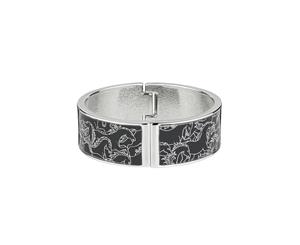 Florence Broadhurst Horse Stampede Bangle With Silver-Toned Plating