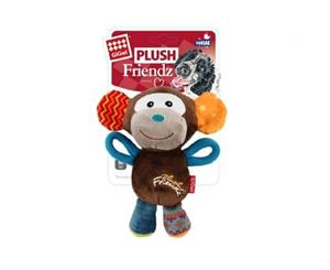 Gigwi Plush Friends Multi Colour Monkey Squeaker