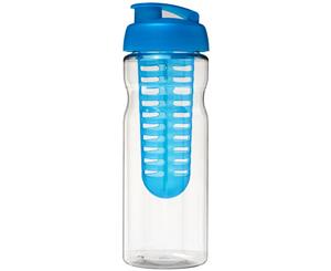 H2o Base 650Ml Flip Lid Sport Bottle And Infuser (Transparent/Aqua) - PF2845