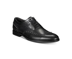 INC International Concepts Mens Ozzie Studded Wingtip Leather Lace Up Dress O...