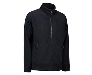 Id Mens Zip N Mix Active Fleece Jacket (Navy) - ID425