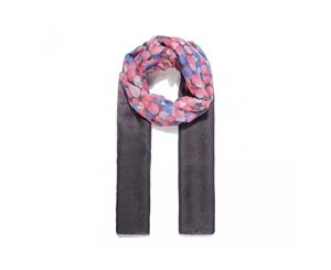 Intrigue Womens/Ladies Ombre Circle Print Scarf (Pink) - JW253