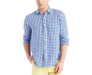 J.Mclaughlin Gramercy Gingham Linen Woven Shirt