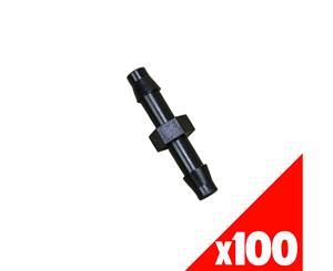 JOINER 4.5mm Barb Micro Irrigation Poly Fittings Garden Water 40195 BAG of 100