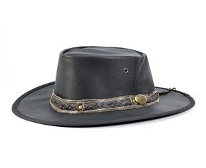 Jacaru 1111 Roo Nomad Traveller Kangaroo Hats - Black