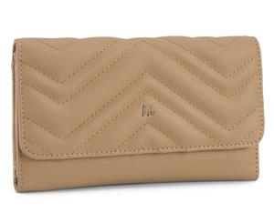 Kate Hill Linda Trifold Wallet - Camel