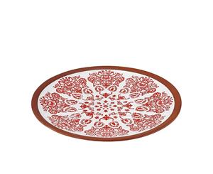 Ladelle Tapas Round Platter 35x35cm Burnt Orange