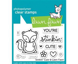 Lawn Fawn Stamps Stinkin' Cute LF1022