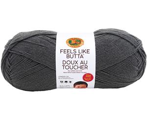 Lion Brand Feels Like Butta Bonus Bundle Yarn-Charcoal