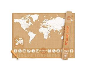 Luckies of London Stamp Map