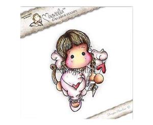 Magnolia - A Touch Of Love Cling Stamp 5.5 Inch X3.75 Inch Package Cupid Angel Tilda