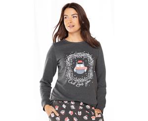 Mia Lucce Scoop Neck PJ Top Owl Print