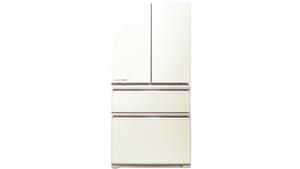 Mitsubishi 630L LX Grande French Door Fridge - Glacier White