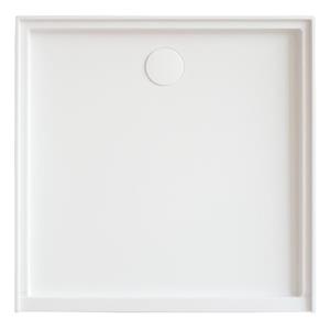 Mondella 900mm White Square Resonance Shower Base