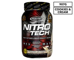 Muscletech Nitro-Tech Whey Protein Cookies & Cream 907g