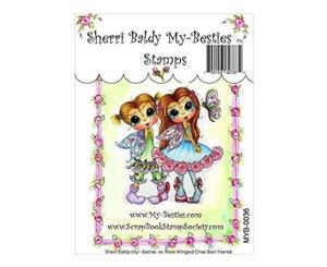 My Besties Clear Stamps 4Inch X6inch Wee Winged One Best Friends