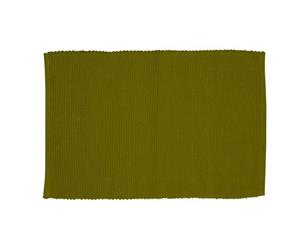 PM Lollipop Ribbed Placemats - Set of 12 - Oliver Green