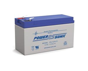 PS1270 POWER SONIC 7Ah 12V Sla Battery F1 Terminal Sealed Lead Acid Size151 X 94 X 65 Weight1.59Kg 151 x 94 x 65 Weight1.59kg