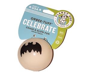 Planet Dog Orbee Tuff Halloween Bat Ball - Small Glow