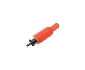 Plastic RCA Plug Red