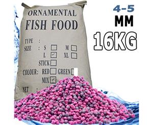 Premium Bulk Koi Goldfish Tropical Floating Aqua Fish Food Pellet 4mm 5mm 16Kg