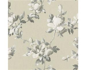 Rasch Emilia Rose Wallpaper Silver/Cream (502121)