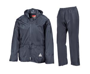 Result Mens Heavyweight Waterproof Rain Suit (Jacket & Trouser Suit) (Navy) - RW3238