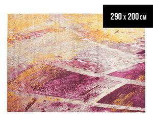 Rug Culture 290x200cm Power Loomed Modern Abstract Rug - Violet