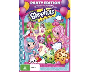 Shopkins Chef Club Party Edition DVD Region 4