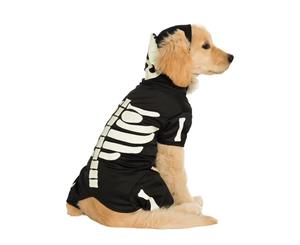 Skeleton Glow In The Dark Hoodie Pet Costume