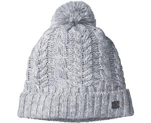 Smartwool Womens/Ladies Ski Town Heavy Cable Knit PomPom Beanie Hat - Natural