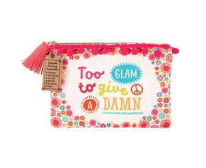 Something Different Too Glam To Give A Damn Make Up Pouch (Multicoloured) - SD1158