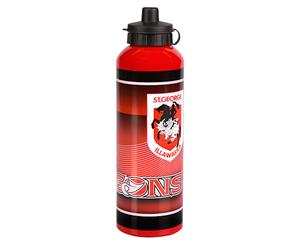 St George Dragons NRL Wrap Logo Aluminium Drink Bottle