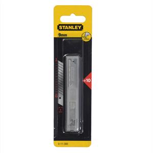 Stanley 9mm Snap Off Knife Replacement Blade - 10 Pack