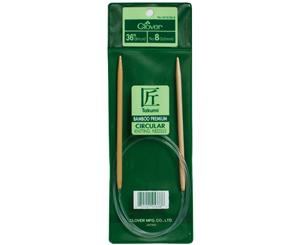 Takumi Bamboo Circular Knitting Needles 36"-Size 15/10mm