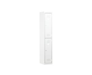 Tall Two Door Locker Office / School 300W - white