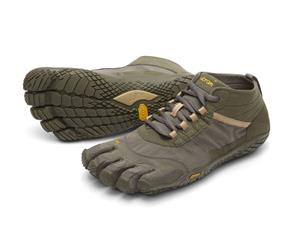 Vibram V-Trek Mens Shoes- Military/Dark Grey