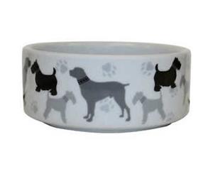 Vitapet Ceramic Bowl Dog Print