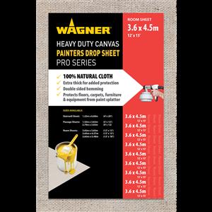 Wagner 3.65 x 4.57m Heavy Duty Canvas Drop Sheet