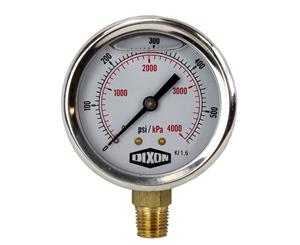 Water and Air Pressure Gauge New 1/4" Brass BSPT Thread 0 - 600psi/4200kpa